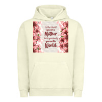 Pigment Pistachio to the world you are a mother but to your family y Urban Hoodie - TumblerDesignByShophia