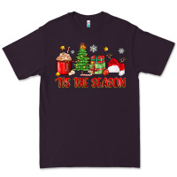 Plum 'tis the season christmas Premium Tee - Zillion Design Studio