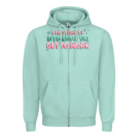 Seafoam get to work Zipper Hoodie - MaliasSmallBusiness