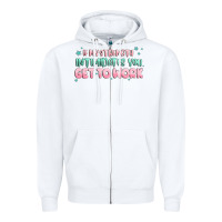 White get to work Zipper Hoodie - MaliasSmallBusiness