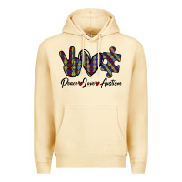 Pina Colada Peace Love Autism Premium Hoodie - Bettercallsaul