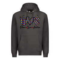 Smoke Peace Love Autism Premium Hoodie - Bettercallsaul