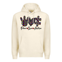 Tofu Peace Love Autism Premium Hoodie - Bettercallsaul