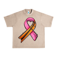 French Oak breast cancer sport ribbons Urban Heavy Tee - AdoDesignShop