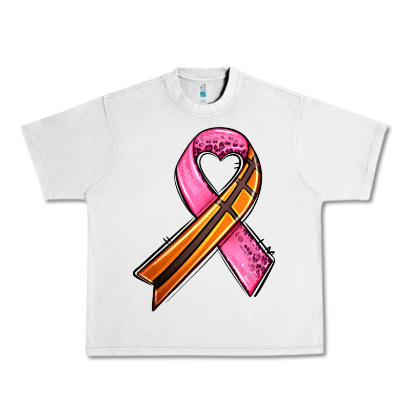 Breast Cancer Sport Ribbons Urban Heavy Tee by AdoDesignShop | Teevron