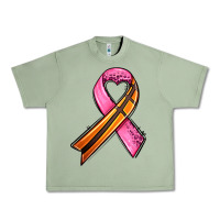 Oil Green breast cancer sport ribbons Urban Heavy Tee - AdoDesignShop