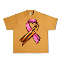Peanut Butter breast cancer sport ribbons Urban Heavy Tee - AdoDesignShop
