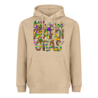 Mushroom Little miss Mardi Gras Heavyweight Hoodie - BundleAndBundleShop
