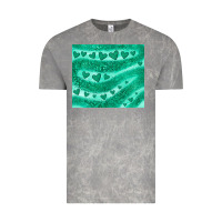 Cloud Rock green glitter heart Vintage Tee - JahusDesignShop