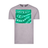 Vintage Zinc green glitter heart Vintage Tee - JahusDesignShop