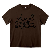 Chocolate Brown kind Heavy Core Tee - Unal Design