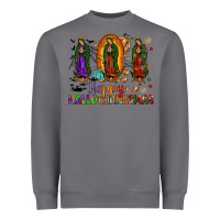 Storm our lady of guadalupe happy hallothanksmas Heavyweight Sweatshirt - JahusDesignShop
