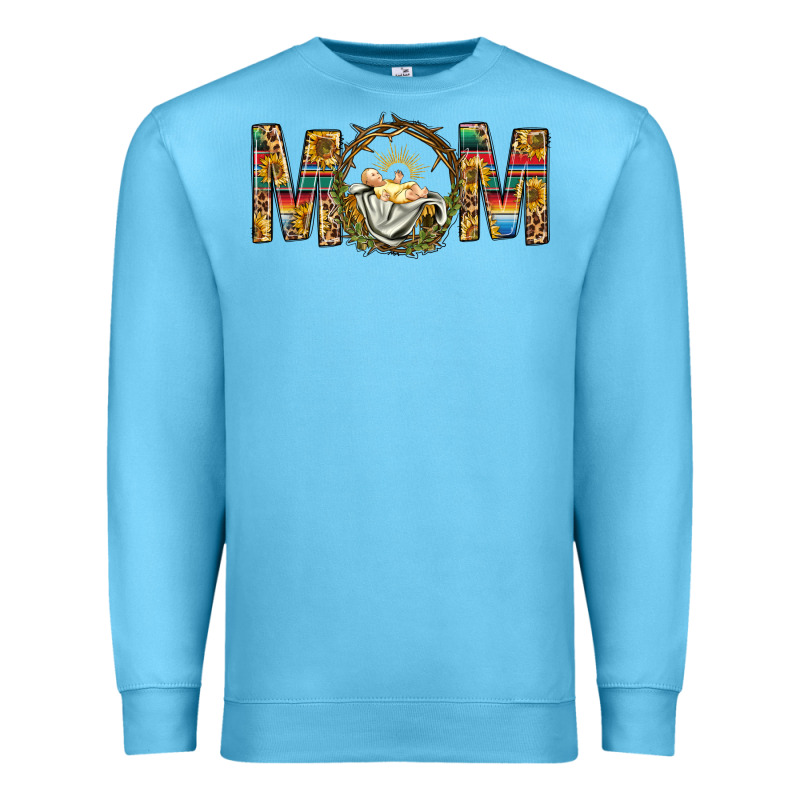 Western Mom With Baby Jesus Premium Sweatshirt by BundleAndBundleShop | Teevron