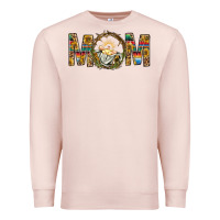 Pale Pink Western Mom With Baby Jesus Premium Sweatshirt - BundleAndBundleShop