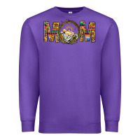 Purple Western Mom With Baby Jesus Premium Sweatshirt - BundleAndBundleShop