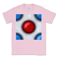 Bubblegum Pink Glitter 4th Of July Seamless Pattern Classic Tee - BundleAndBundleShop