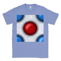 Colony Blue Glitter 4th Of July Seamless Pattern Classic Tee - BundleAndBundleShop