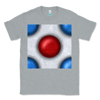 Heather Grey Glitter 4th Of July Seamless Pattern Classic Tee - BundleAndBundleShop