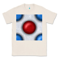 Natural Glitter 4th Of July Seamless Pattern Classic Tee - BundleAndBundleShop