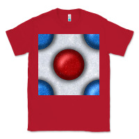 Red Glitter 4th Of July Seamless Pattern Classic Tee - BundleAndBundleShop