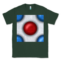 Sports Green Glitter 4th Of July Seamless Pattern Classic Tee - BundleAndBundleShop