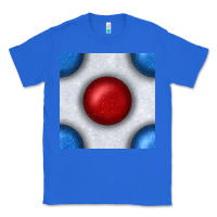True Royal Glitter 4th Of July Seamless Pattern Classic Tee - BundleAndBundleShop