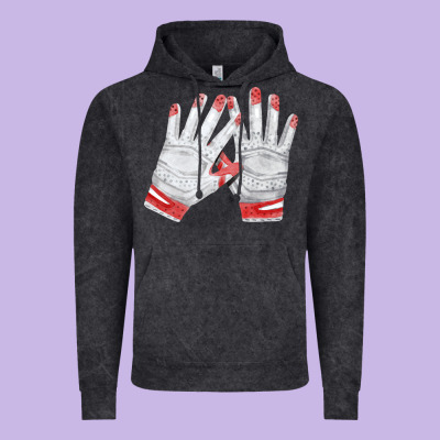 Batting Gloves Vintage Hoodie Designed By Fadigitalartstudio
