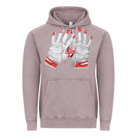 Vintage Zinc batting gloves Vintage Hoodie - FaDigitalArtStudio