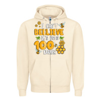 Sandshell i cant beelieve its been 100 days Zipper Hoodie - MaliasSmallBusiness