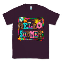 Plum hello summer Classic Tee - AdoDesignShop
