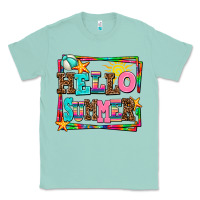 Seafoam hello summer Classic Tee - AdoDesignShop