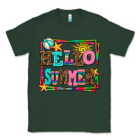 Sports Green hello summer Classic Tee - AdoDesignShop