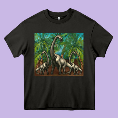 Brachiosaurus Heavy Core Tee Designed By Artiststas