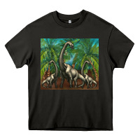 Asphalt brachiosaurus Heavy Core Tee - Artiststas
