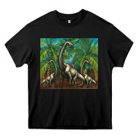 Black brachiosaurus Heavy Core Tee - Artiststas