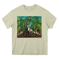Mossy brachiosaurus Heavy Core Tee - Artiststas