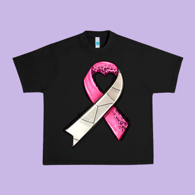 Breast Cancer Sport Ribbons Urban Heavy Tee Designed By Adodesignshop