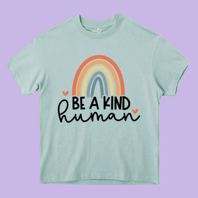 Be A Kind Heavy Core Tee Designed By Unal Design