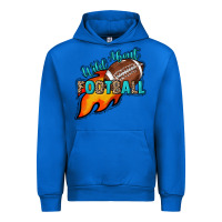 Cobalt Wild about Football Urban Hoodie - HowdyJamesFarm