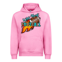 Fuchsia Pink Wild about Football Urban Hoodie - HowdyJamesFarm
