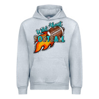 Heather Grey Wild about Football Urban Hoodie - HowdyJamesFarm
