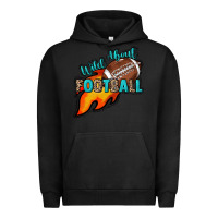Pigment Black Wild about Football Urban Hoodie - HowdyJamesFarm