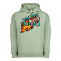 Pigment Oil Green Wild about Football Urban Hoodie - HowdyJamesFarm