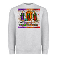Heather Grey our lady of guadalupe happy  hallothanksmas tumbler Heavyweight Sweatshirt - JahusDesignShop