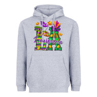 Heather Grey Louisiana Heavyweight Hoodie - BundleAndBundleShop
