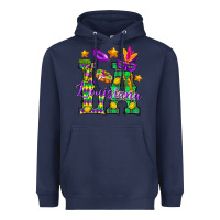 Navy Louisiana Heavyweight Hoodie - BundleAndBundleShop