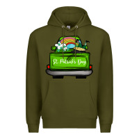 Army Green St Patrick's Day Truck Premium Hoodie - Bettercallsaul