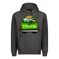 Charcoal Heather St Patrick's Day Truck Premium Hoodie - Bettercallsaul
