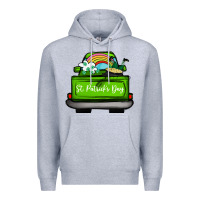 Heather Grey St Patrick's Day Truck Premium Hoodie - Bettercallsaul