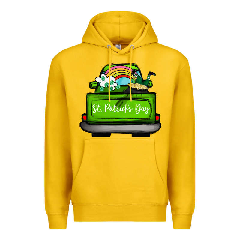 St Patrick's Day Truck Premium Hoodie by Bettercallsaul | Teevron